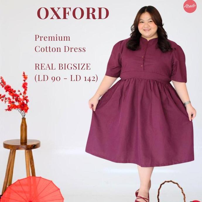 Promo ATRACTIV Midi Dress Big Size LD120 LD130 LD135 LD142 Dress Hitam Jumbo Dress Hitam Big Size Ba