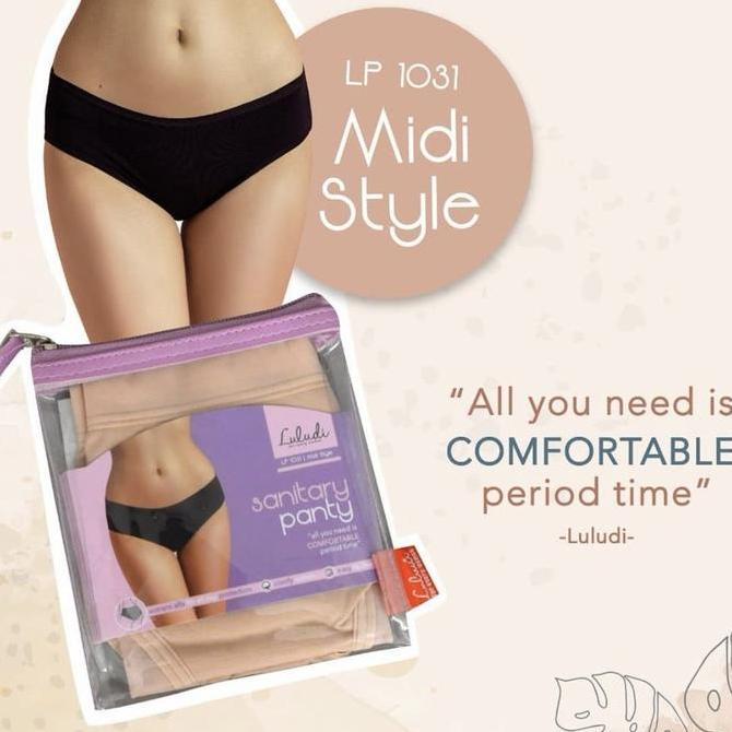 Luludi Sanitary Midi Panty Pouch / Celana Dalam Menstruasi Wanita