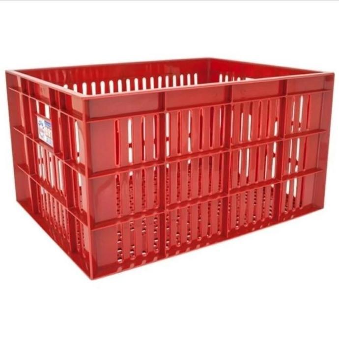 Box Container Hanata 2201 Plastik Krat Keranjang Industri Rak Susun Serbaguna Sayur Buah Ikan Kotak 