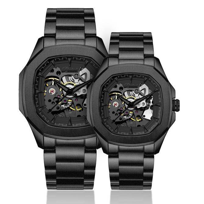 Jam Tangan Couple Parlent Gallant Phantom Steel & Gallant Phantom Steel Femme LUIS