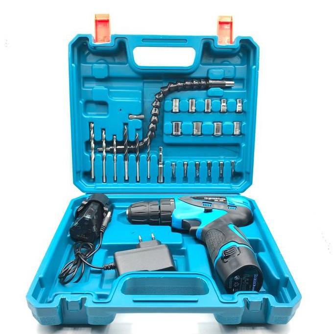 Ironday- Bor Baterai Cordless Drill / Bor Tangan Baterai 12V Benz Werkz Bz-8104