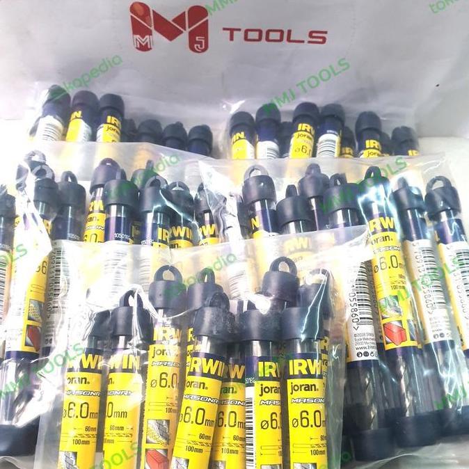 Ironday- Mata Bor Beton Irwin 6Mm - Mata Bor Tembok Irwin - Masonry Drill Irwin