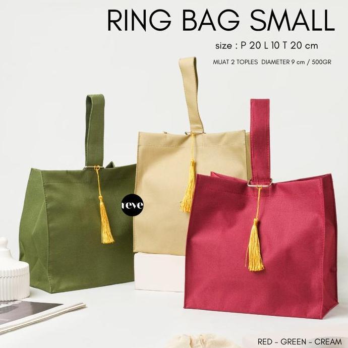 +++++] RING BAG SMALL tas hampers souvenir goodie bag natal idul fitri cny 20x10x20 anti air