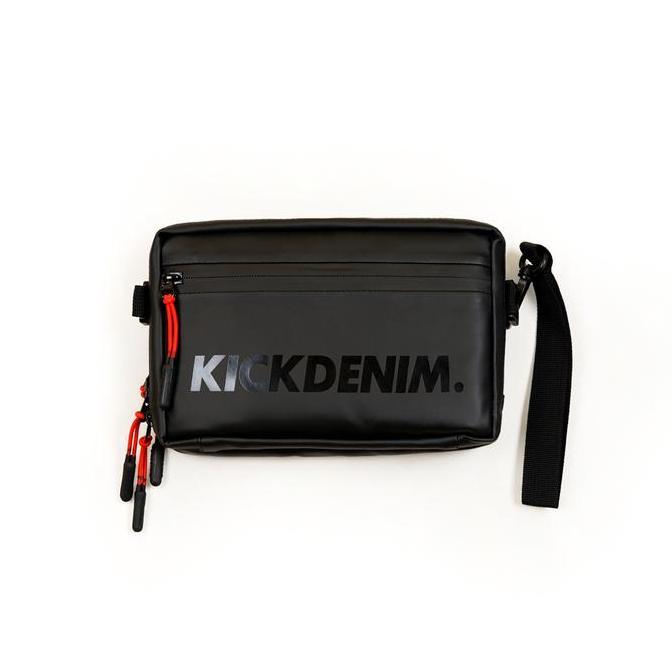 Backpack- Kick Denim - Tas Handbag Selempang Slingbag Warna Hitam - Hb Anzu