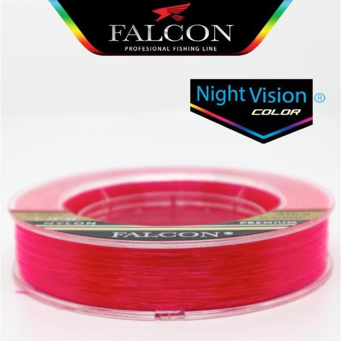Senar Pancing Falcon Uni  275 Yards Red Fluo Night Vision