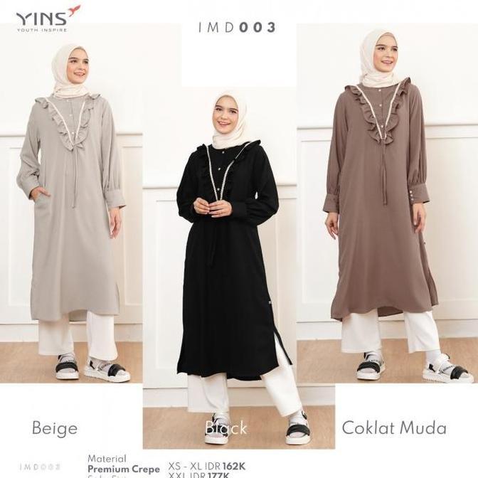 Promo COD MIDI DRESS IMD 003 YINS BY NIBRAS MIDI DRESS TERBARU Diskon