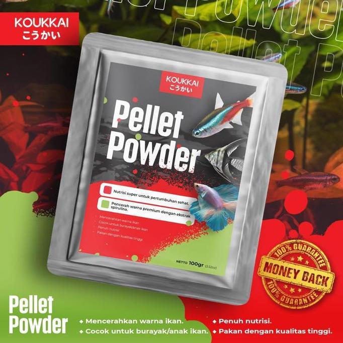 Catbull- Pelet Bubuk Pakan Burayak Koi , Cupang, Koki , Louhan , Tetra , Guppy