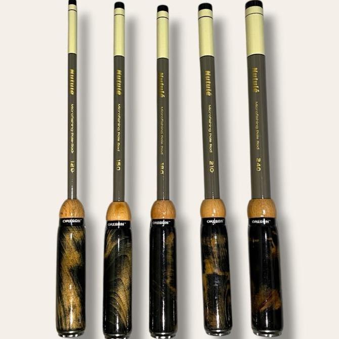 Joran Tegek Carbon Microfishing Oregon Nutule Mentah Tegek Ultralight Super Lentur Ap