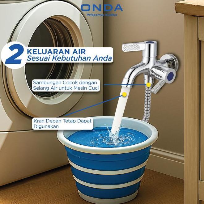 Onda Kran Cabang 2 Ktul 12 In Kran Shower 2 Cabang Kran Cabang 2 Toilet Chrome Keran Anti Bocor Anti