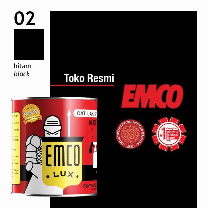 Cat- Cat Kayu & Besi Emco Lux 1Kg - Hitam