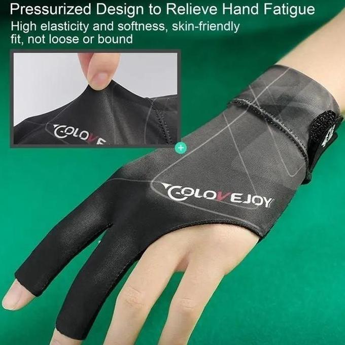 Rahmanaputra5 - Sarung Tangan Biliar Anti Selip Sarung Tangan Biliar Jari Terbuka Dan Jari Penuh Sar