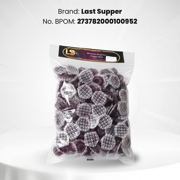 Minuman Perisa Anggur Mint Perjamuan Kudus Cup Last Supper Tanpa Alkohol Praktis Higienis Pelengkap 