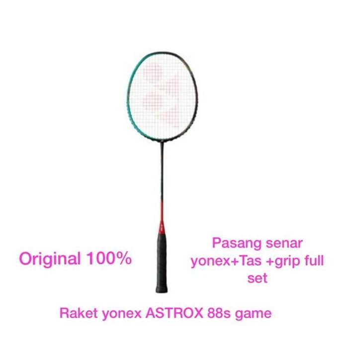 Promo Raket Badminton YONEX NEW ASTROX 88s 88 s GAME 4uG5+senar FULL SET ORI Diskon