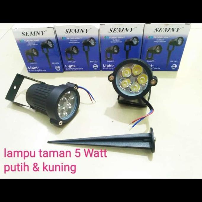 Lampu n LED 5 Watt 5 Mata / Lampu LED Spot 5w Warna Kuning