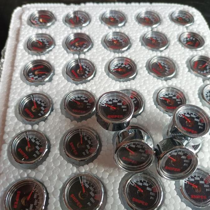 Irontime- Manometer Od 22, Manometer Pcp, Manometer Kecil, Manometer, Mano Pcp