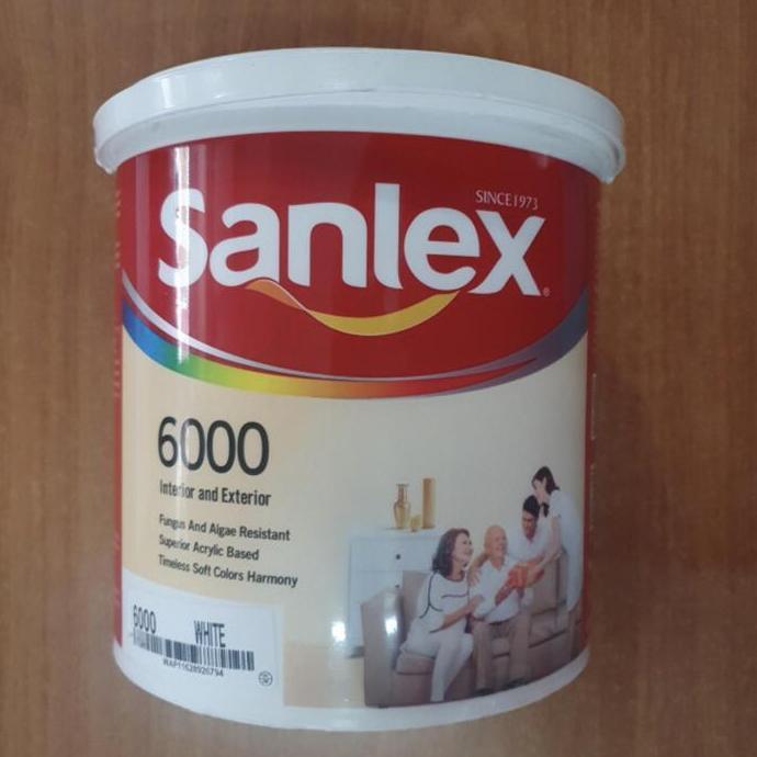 Cat- Cat Sanlex 5Kg Putih Galon Termurah Sanlex 6000 White