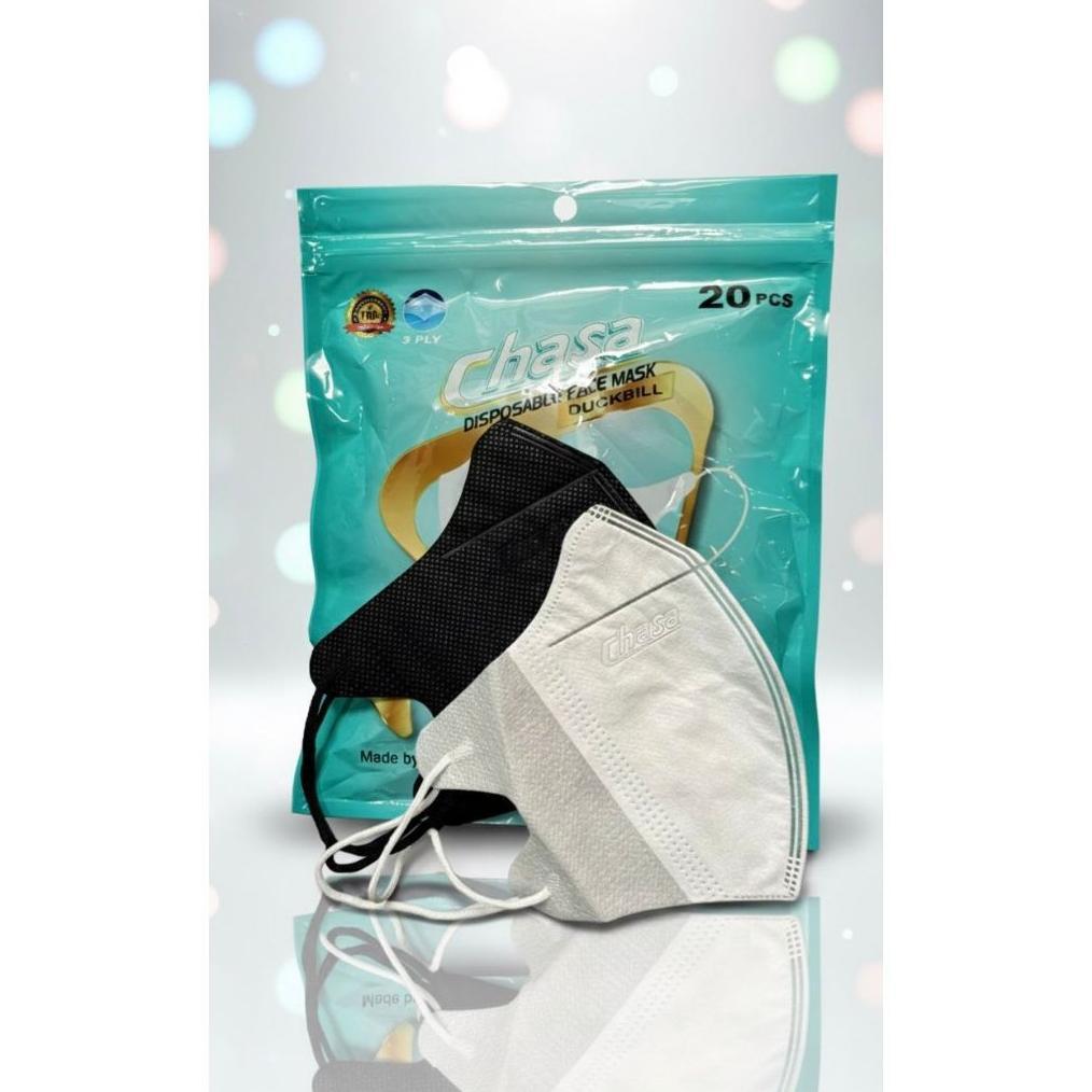 1 pack isi 20pcs Masker Duckbill 3ply 3 Ply Duck Bill 3D Duckbill Dewasa Chasa Premium Quality Dispo