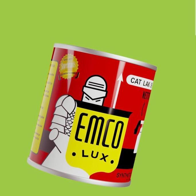 Cat- Cat Kayu & Besi Emco 1Kg / Hitam / Putih / Hitam Dof / Aluminium