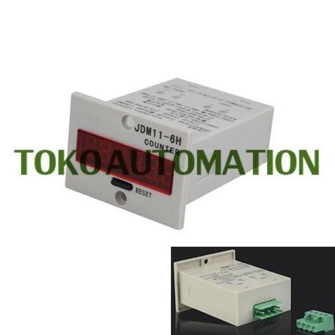 Lansungkirim- Jdm11-6H Jdm11 6H 220V Display 6 Digit Counter Elektronik Sc58
