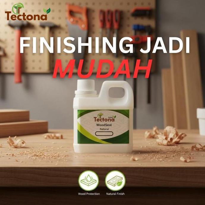 Cat- Cat Pelapis Kayu Woodcoat Clear Gloss & Doff Tectona Paint 500Ml 250Ml Pelapis Kayu Glossy & Do
