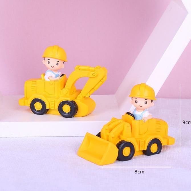 Festwid- Konstruksi Kue Ulang Tahun Tanah Liat Topper Deokrasi Rambu Lalu Lintas Topi Rekayasa Maina