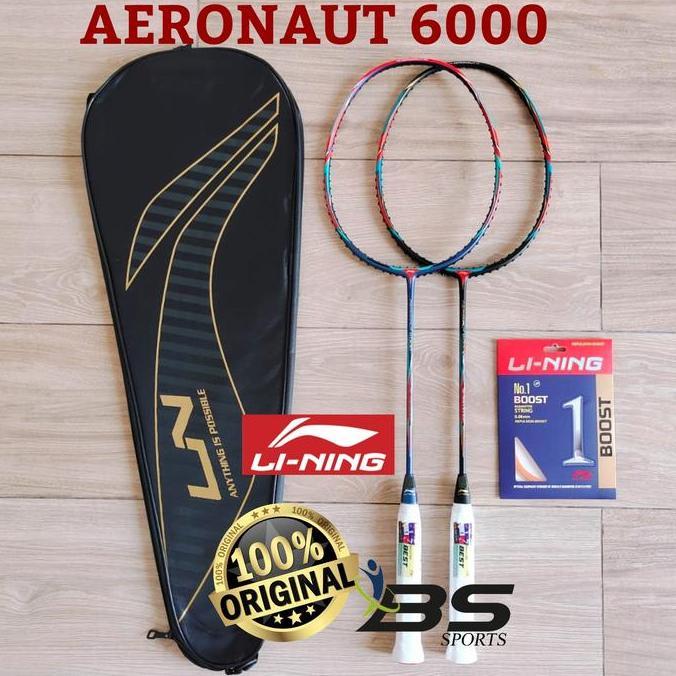 Promo RAKET BADMINTON LINING AERONAUT 6000 COMBAT 6000C ORIGINAL Diskon