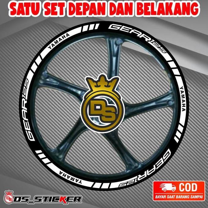 DV298 >> STIKER VELG YAMAHA GEAR 125 STICKER CUTTING VELG YAMAHA GEAR 125