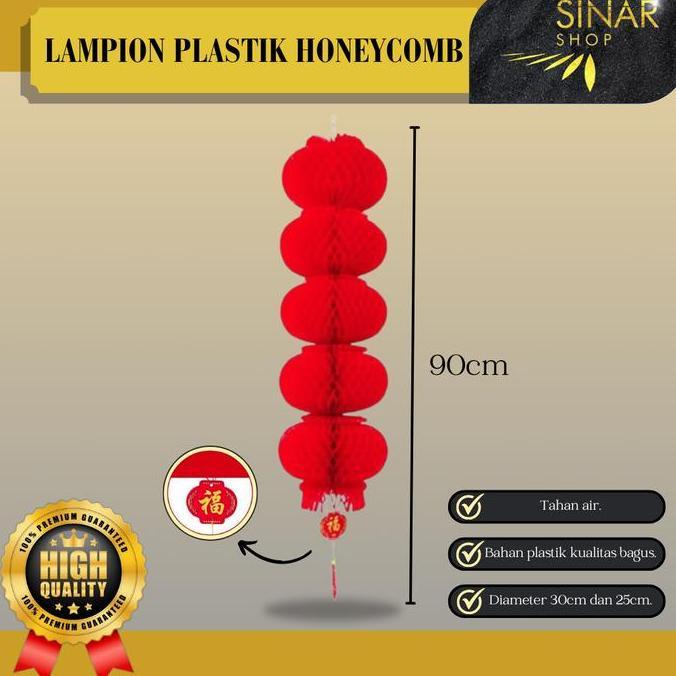 $$$$] LAMPION SUSUN PLASTIK HONEYCOMB