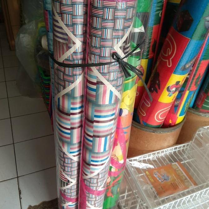 Instancodbisa- Tiker Gulung Plastik/ Karpet Lantai Motif / Lipat