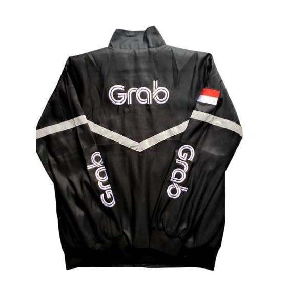 Boywings- Jaket Bomber Driver Grab Hitam Online Grab