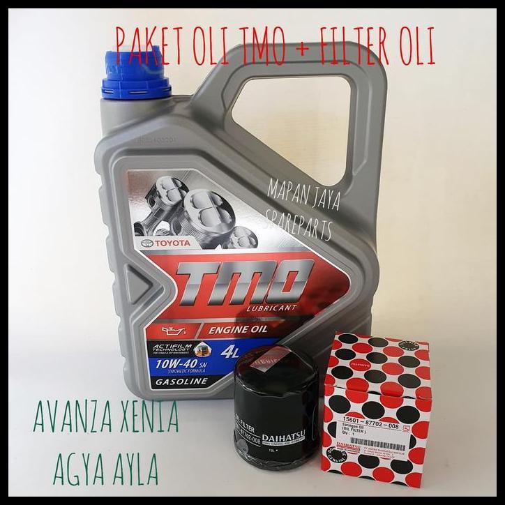 BEST DEAL PAKET OLI TMO BENSIN DAN FILTER OLI AVANZA XENIA ASLI GOSEND GRAB