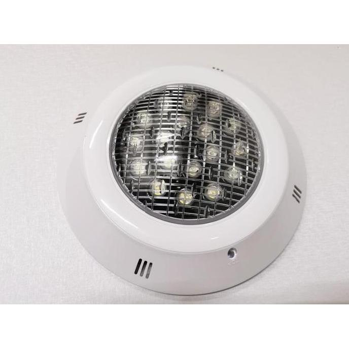 LAMPU KOLAM RENANG LED 18 WATT 18 MATA SWIMMING POOL (PUTIH / WW)