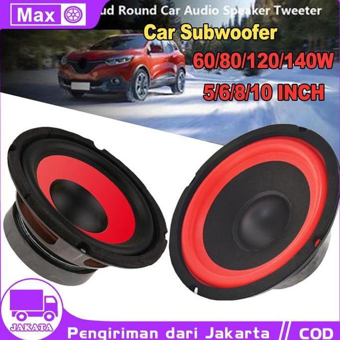 DF82 - Bass Speaker Subwoofer Woofer Loudspeaker Klakson Mobil 90DB Kendaraan Mobil Midrange Speaker