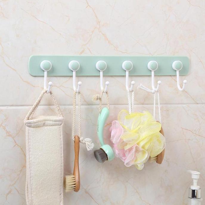 Instancodbisa- Gantungan Baju Tempel Dinding Super Kuat / Tempelan Gantungan Dinding Tembok Kamar / 