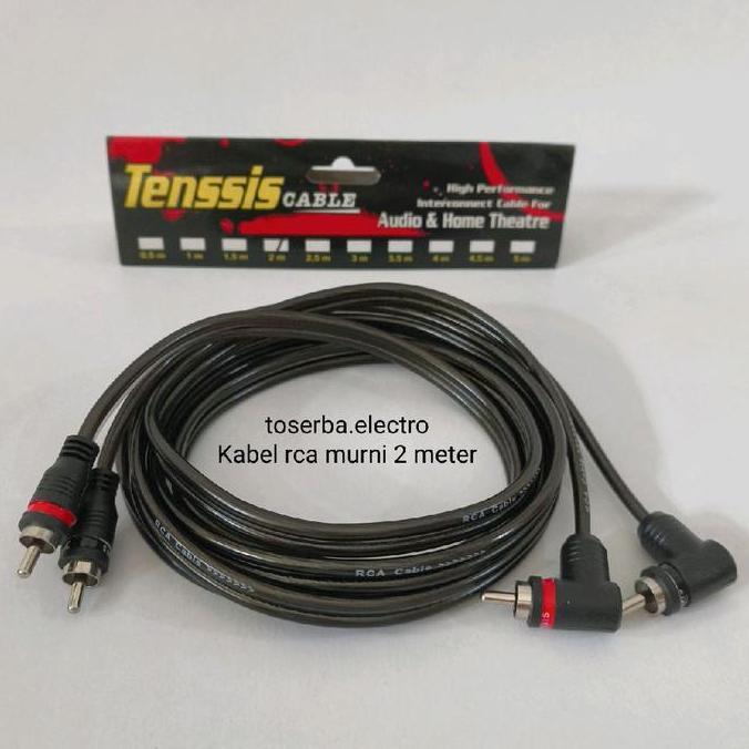 DV354 - Kabel Audio RCA 2m Tensis rca 2 meter audio mobil dan home audio
