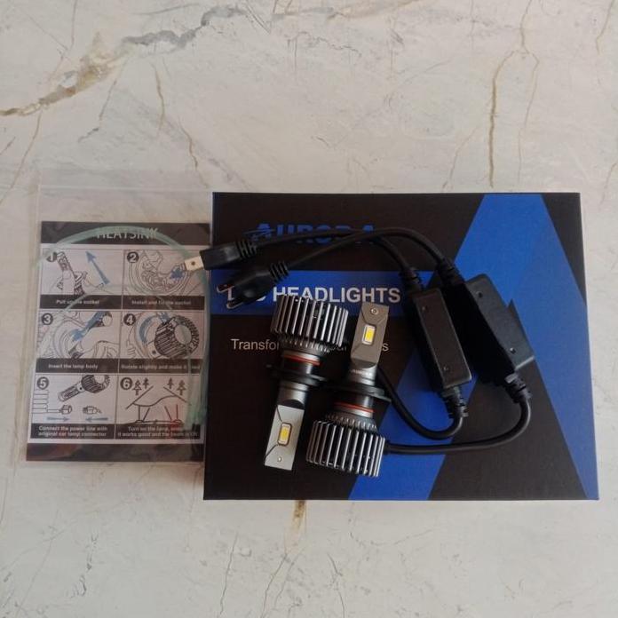 Lampu Led H7 Headlight Bulb Aurora G10 Original Mobil Fiesta Bmw Mercy Mercedes Volvo Mazda 3 6 Cx7 