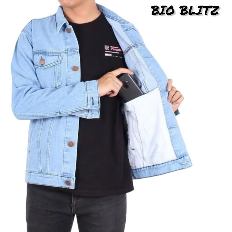 BIG PROMO JAKET JEANS PRIA JUMBO BIG SIZE JACKET JEANS JUMBO JAKET COWOK JUMBO TERBARU XXXL 4XL 5XL 