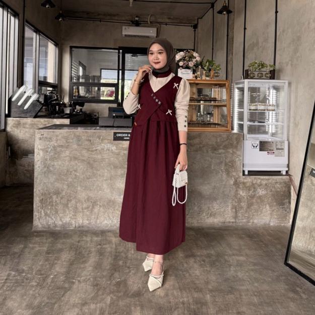 ORIGINAL NAZWA DRESS BUSUI GAMIS REMAJA WANITA KEKINIAN KEKINIAN