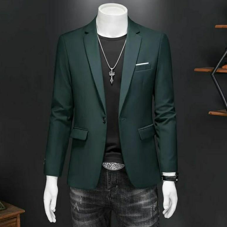 NEW JAS PRIA HIJAU BOTOL / JAS PRIA HIJAU NU / JAS SANTRI FORMAL
