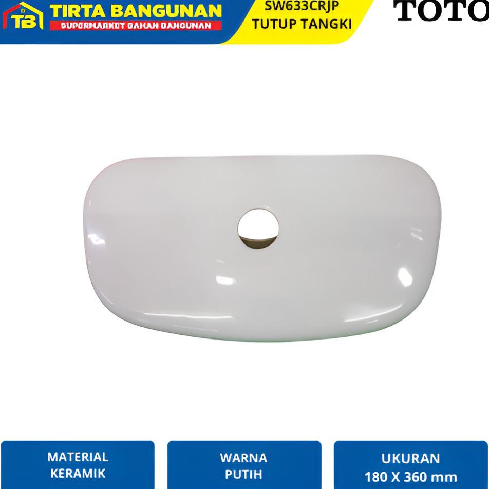Tutup Tabung Tangki Kloset Duduk Toto Sw633Crjp Tutup Tabung Closet Toilet Wc Duduk Putih