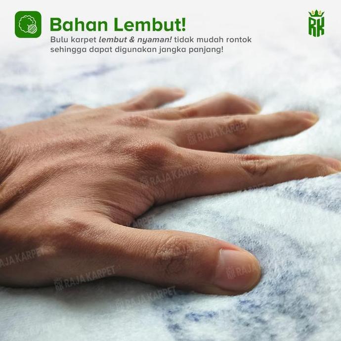 RAJA - Karpet Lantai Karpet Ruang Tamu Desain Modern Estetik Elegan