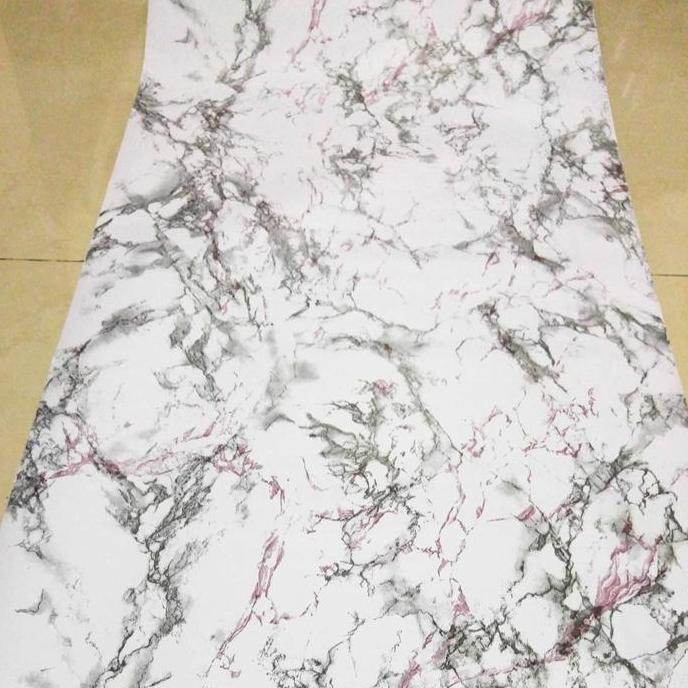 Obelik- Wallpaper Stiker Dinding Wallsticker Pvc Anti Air Motif Keramik Marmer