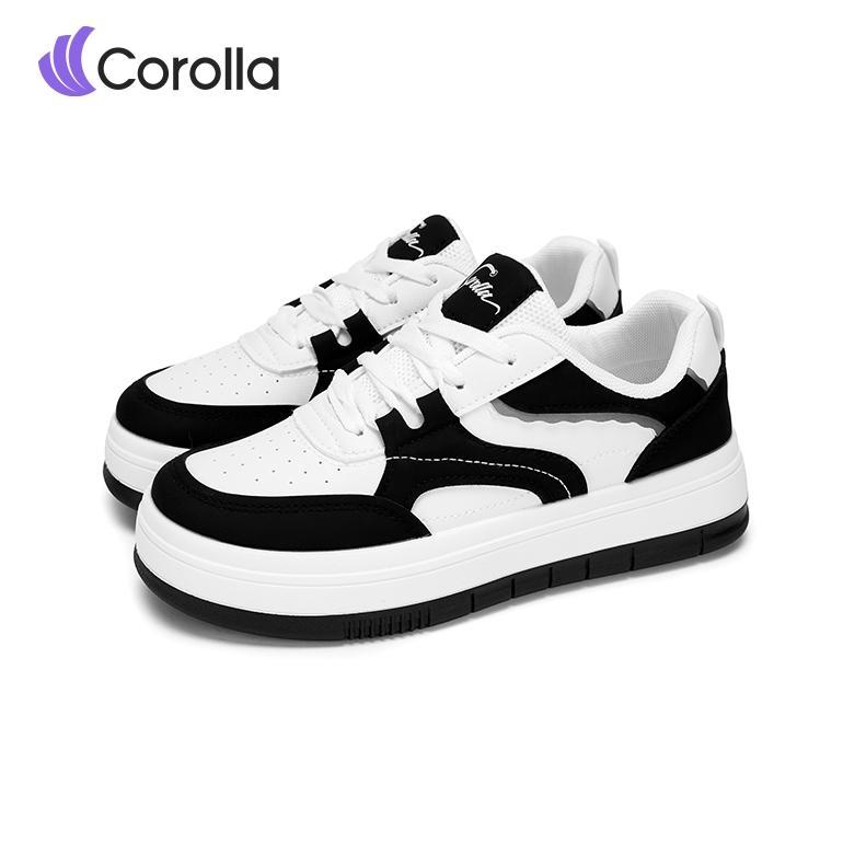 PROMO COROLLA LVY SEPATU WANITA KETS SNEAKERS SPORT SHOES RINGAN EMPUK PUTIH