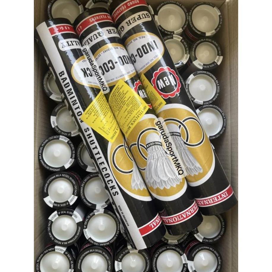 Promo Shuttlecock Badminton Indocock Hitam / Bola Bulutangkis Indocock Hitam
