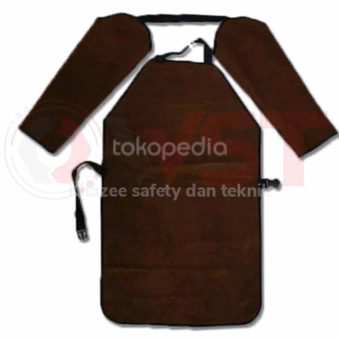 Instancodbisa- Apron Las Welding Celemek / Apron Las Kulit / Apron Las Set