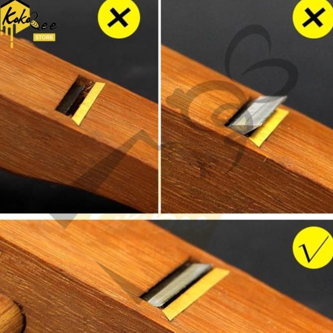 Supertool- Alat Mesin Ketam Serut Kayu Mini Manual Hand Planer Trimming Plane