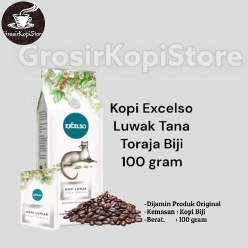 kopi biji Luwak Toraja Excelso 100% Original