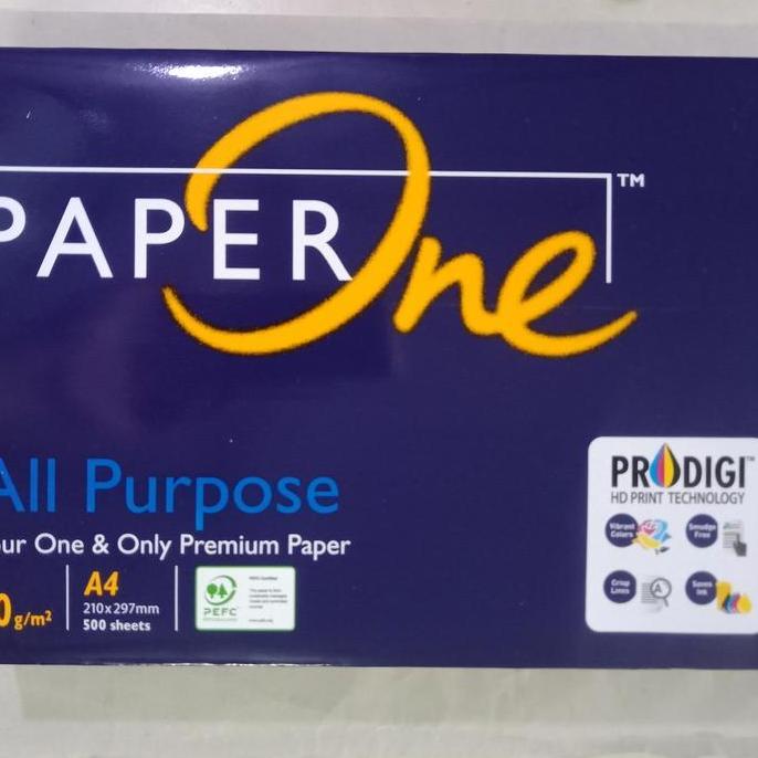 Kertas HVS A4 0 gsm Potong Bagi 3 Putih Polos 10 x cm 1 Lbr 1/3 A4