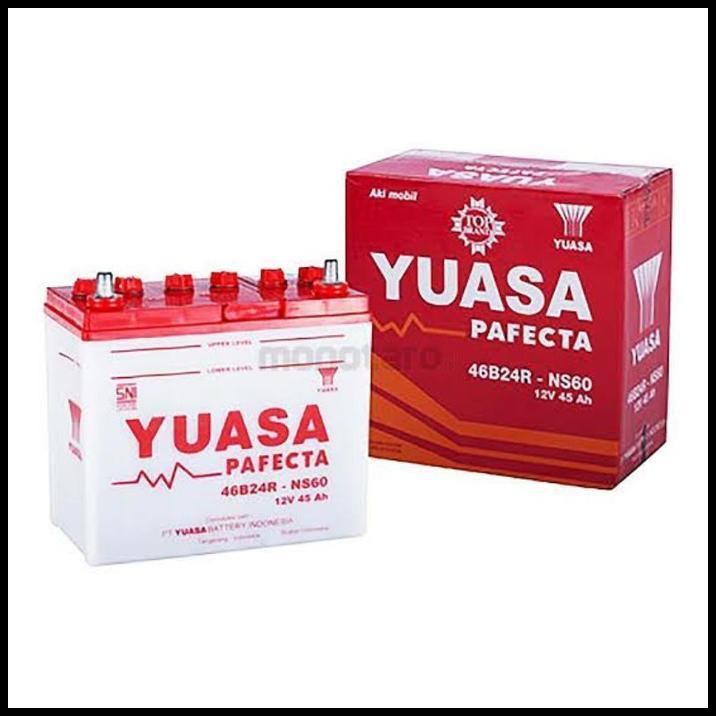 TERBARU AKI BASAH MOBIL MERK YUASA NS60 45 AMPERE (AVANZA, XENIA, APV, MAZDA) 