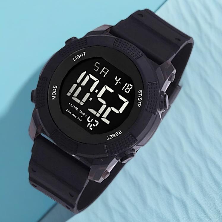 TERBARU Jam Tangan Digital Pria 46mm Anti Air Karet